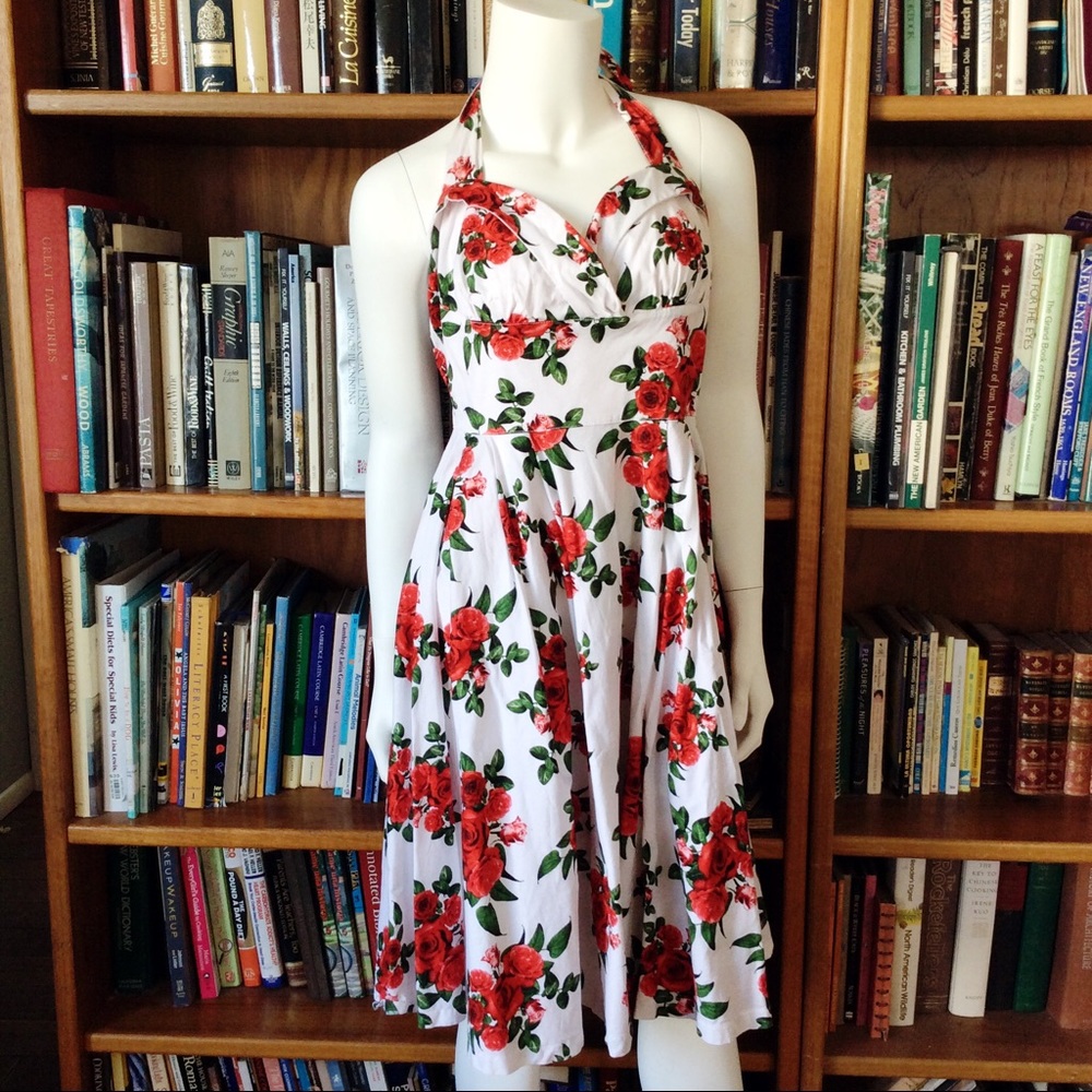 Retro style floral dress